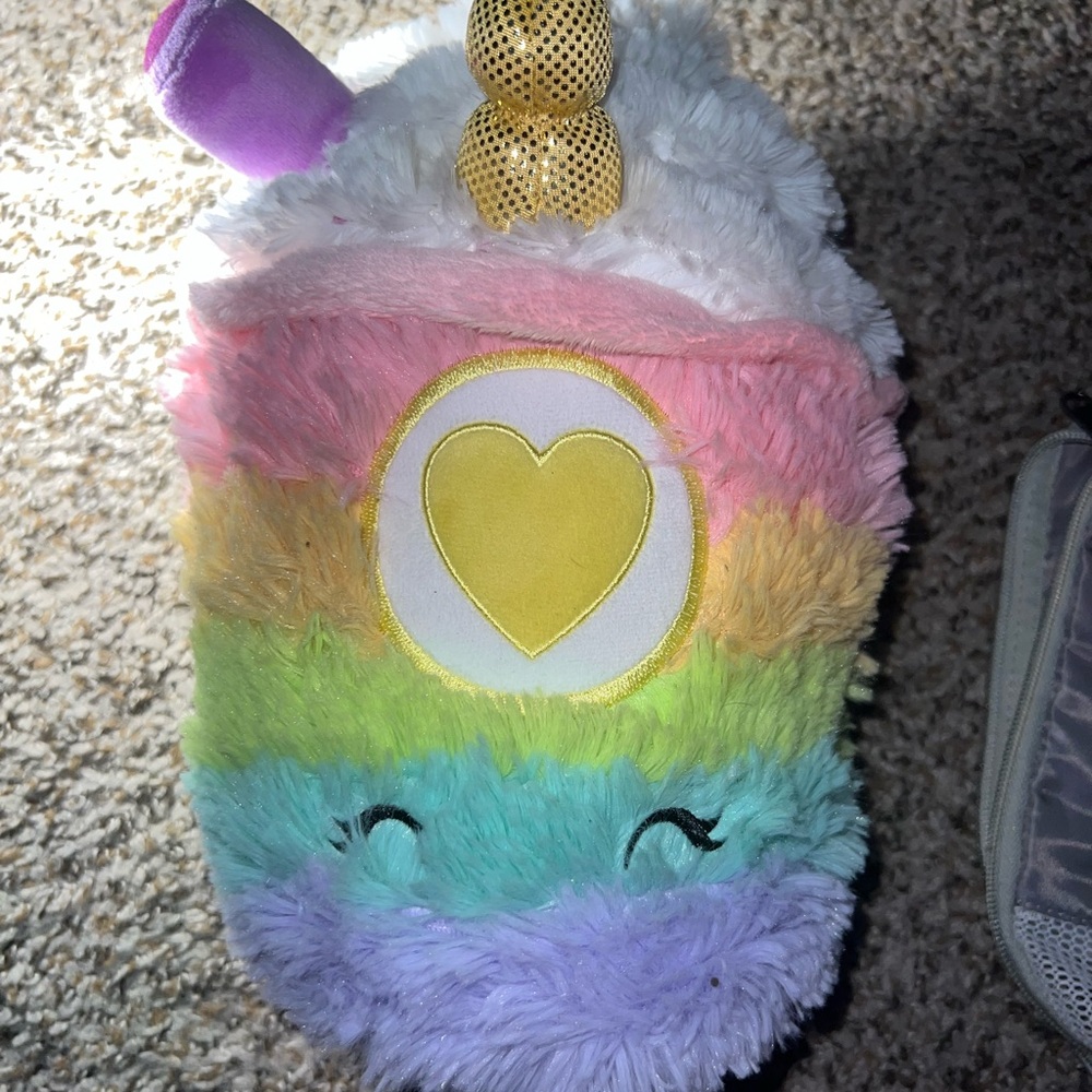 Squishable Rainbow Unicorn Drink Plush